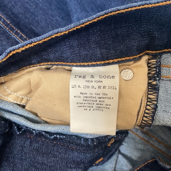 Rag and Bone 10 inch High Rise Ankle Skinny Jeans Size 27 - Picture 5 of 13